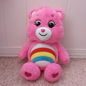 Pink Rainbow Care Bear Plush